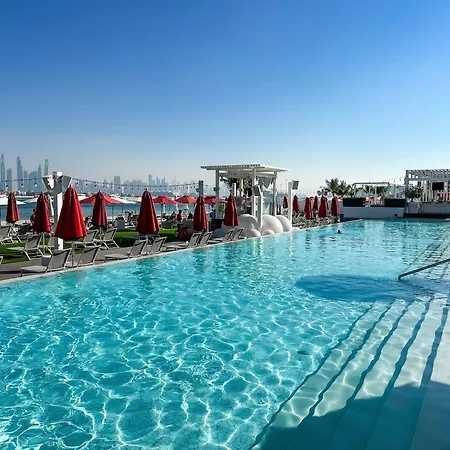 Cozy Beachfront 1 Bedroom Apartment - The 8 دبي المظهر الخارجي الصورة